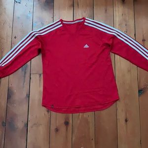 Red adidas long sleeve